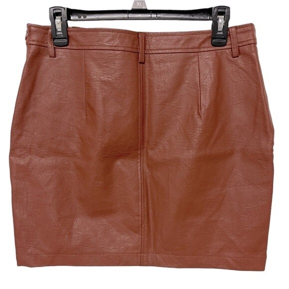 Stella Luce Faux Leather Mini Skirt - Picture 2 of 8